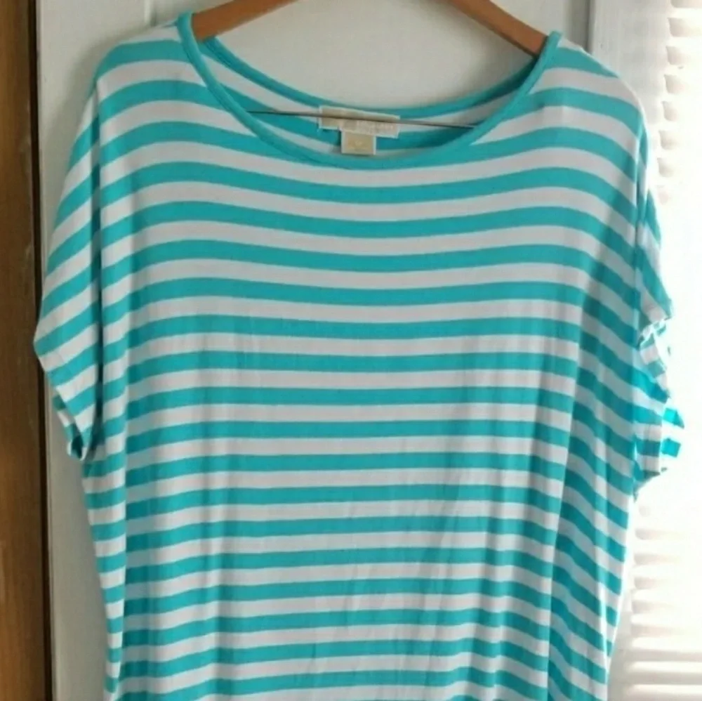 MICHAEL KORS WOMEN BLOUSE SHORT SLEEVE SZ. 1X